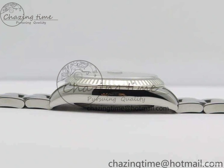 0211 DateJust 36mm SS 116234 ARF 1:1 Best Edition Blue Roman Dial Fluted On 904L SS Oyster Bracelet SA Supportive 3516